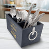 Classy Wooden Kitchen Utensil Organizer