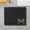 Silver Laserable Leatherette Wallet For Men