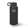 Killer Miller Custom Black Water Bottle For Boy, Initial Designer M Engraved Water Bottle, Personalized Water Bottle With Name, Double Wall Insulated Watter Bottle For Gift