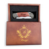 Personalized Pocket Knife and Wood Box