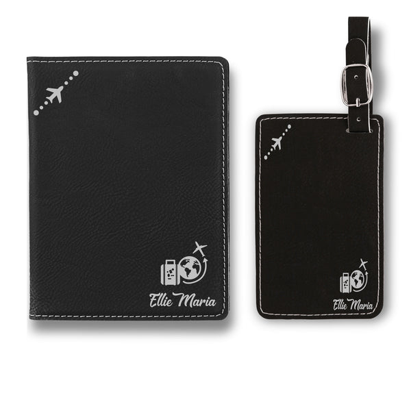 Passport and Luggage Tag Set for Traveller