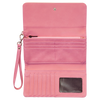 Pink Leathertte Women Wallet, Premium Wristlet Purse For Women, Best Customizable Women Purse, Engraved Wallet For Her