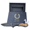 Elegant Design Pocket Knife With Wooden Box