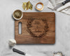 Krezy Case Walnut Cutting Board Customized Walnut Chopping Wedding Grooms and Bride names engraved, 11.5x8.75 inch size