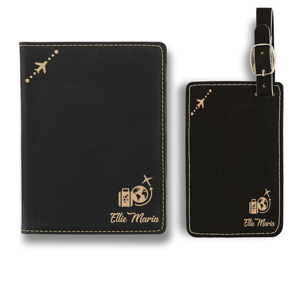 Passport and Luggage Tag Set for Traveller