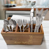 Personalized Blossom Butterfly Caddy - Kitchen Utensil Holder - Wooden Utensil Crock