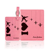 Personalized Luggage Tags, Love Engraved Quotes Passport Cover Set, Custom Passport Cover Set, Personalized Passport Cover and Luggage Tag Set
